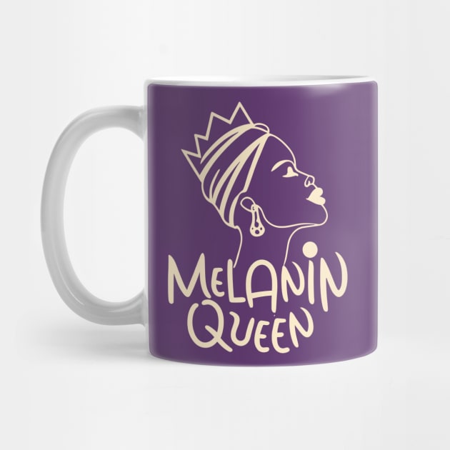 Melanin Queen Silhouette by Graceful Designs